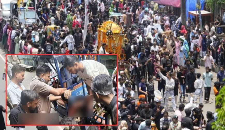 সূত্রাপুর তাজিয়া মিছিল থেকে ধাওয়া করে যুবককে কুপিয়ে হত্যা